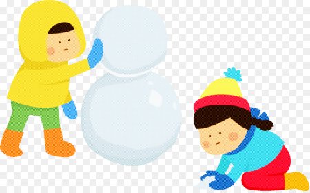 Наклейки зимние развлечения для детей