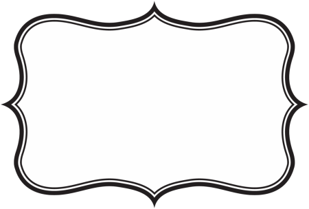 Красивая фигурная рамка