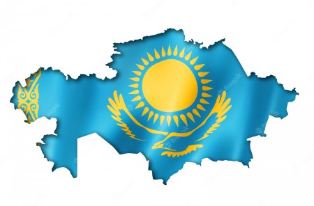 Флаг Казахстана
