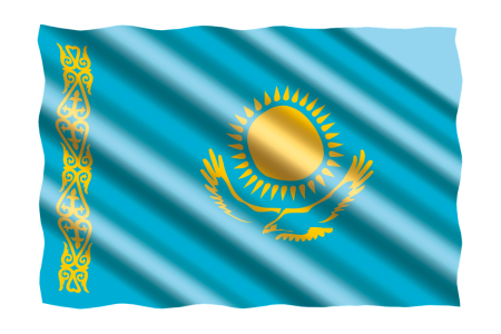 Флаг Казахстана