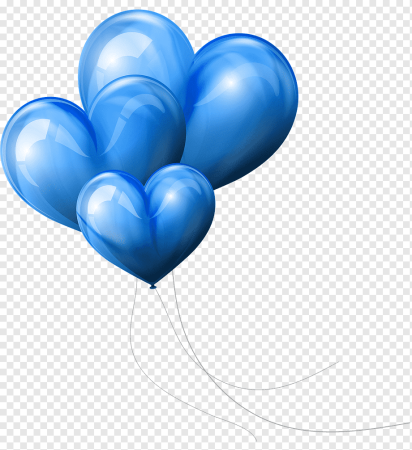 Синие шары воздушные