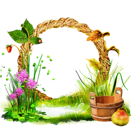 Рамка сказочные растения