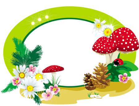 Рамка круглая для сада