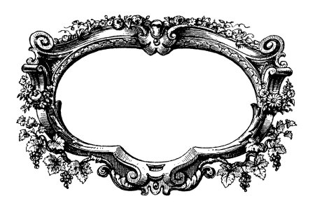 Винтажная рамка