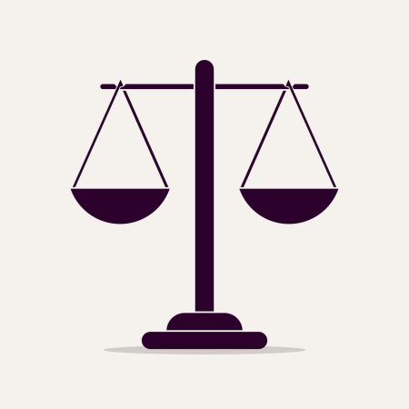 Весы в юриспруденции символ