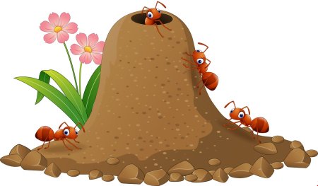 Муравейник мультяшный