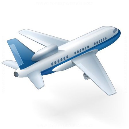 Аэробус а320 на белом фоне