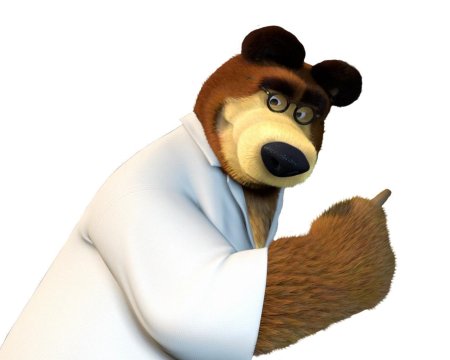 Медведь из мультика