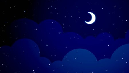 Звездное небо мультяшное