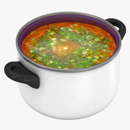 Щи в кастрюле