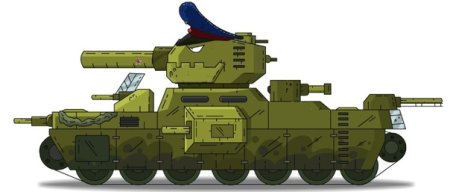 Танк гибрид кв44 Дора