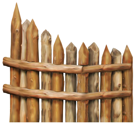 Деревянный частокол