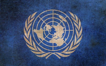 Флаг организации Объединенных наций