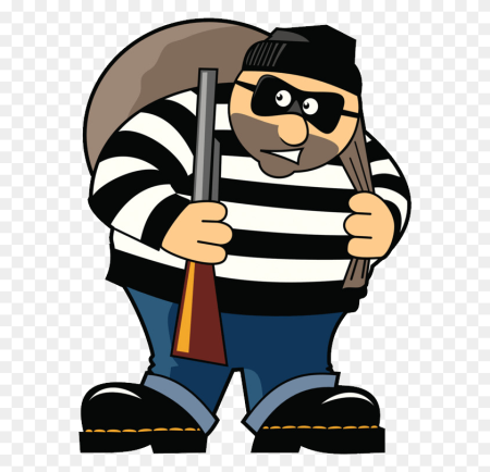 Преступник мультяшный