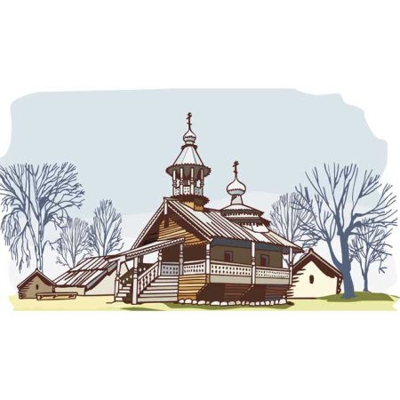 Каланча Кострома вектор