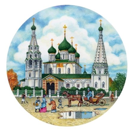 Рисунок мой город Кострома центр