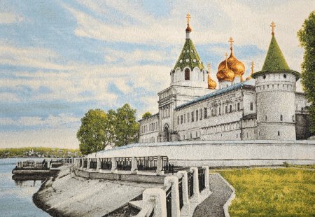 Пожарная каланча Кострома рисунок