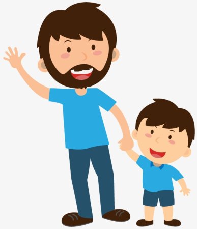 Родители и дети клипарт