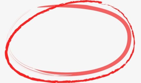 Обвести красным маркером