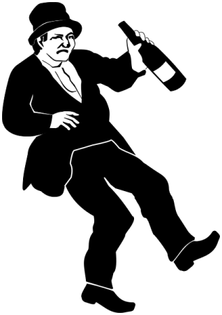 Силуэт пьяницы
