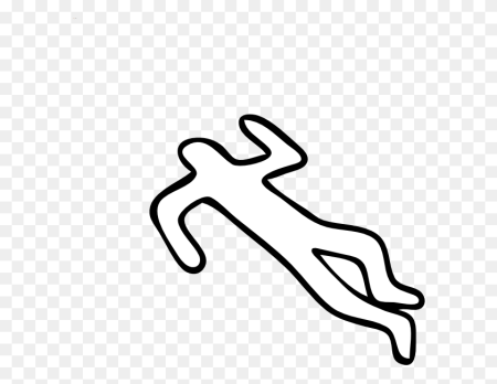 Dead body outline