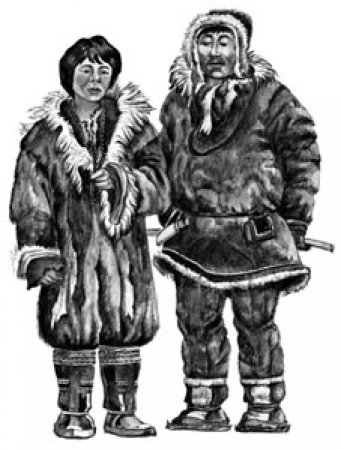 Костюм чукчей, эскимосов и Коряков