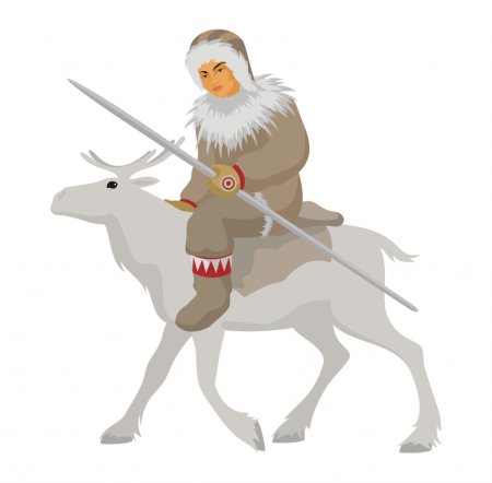 Народы севера вектор