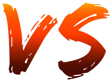 Надпись vs