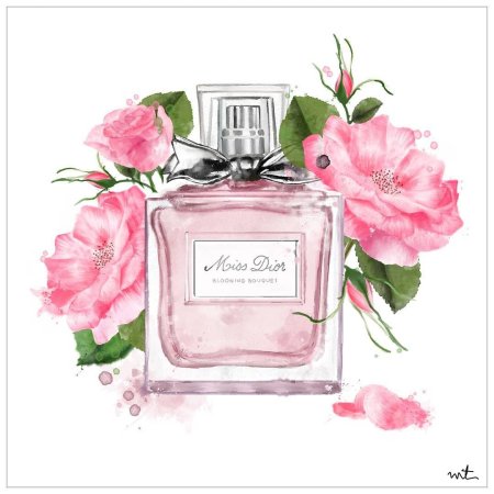Духи Dior акварель