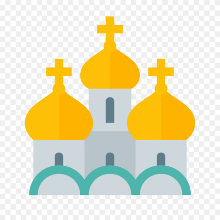 Церковь на прозрачном фоне