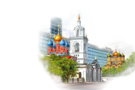 Церковь на прозрачном фоне
