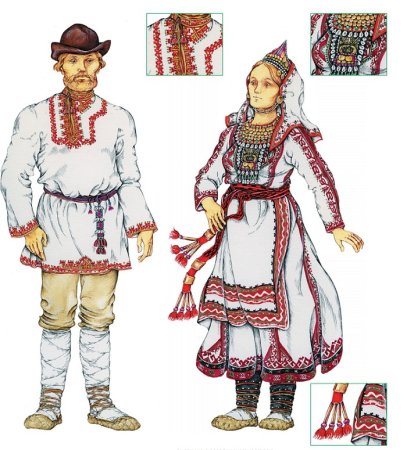 Народы Поволжья марийцы костюм