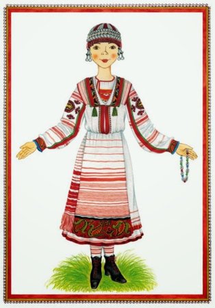 Удмуртский костюм для девочки