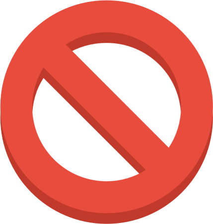 Значок запрета PNG