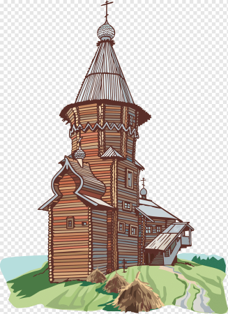 Церковь в стиле Гжель