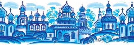 Мультяшная деревянная Церковь