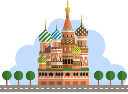 Стилизованные карты России