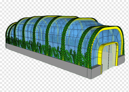 Sketchup теплица