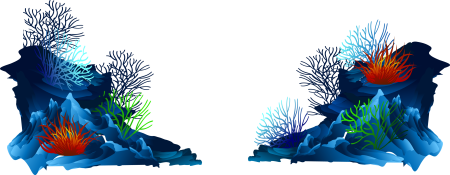 Морские водоросли вектор