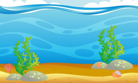 Фон для аппликации море