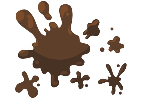 Коричневая Клякса