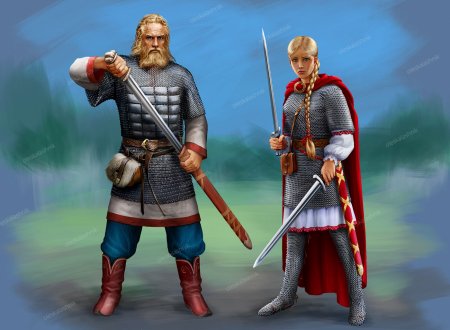 Дружинник арт фэнтези