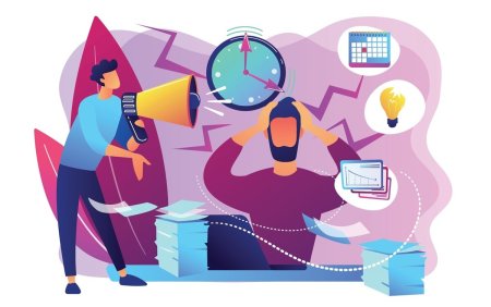 Стресс иллюстрации