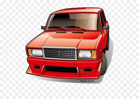 Lada 2107 vector