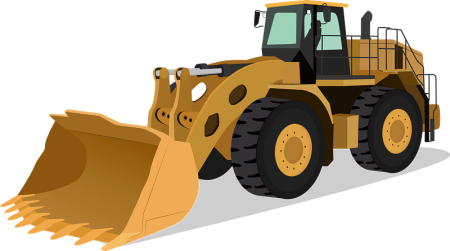 Wheel Loader Driver man PNG