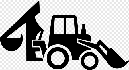 Трактор JCB вектор