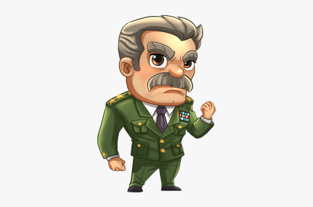 Мультяшный офицер