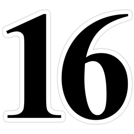 Большие цифры 16