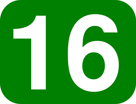 Число 16 картинка