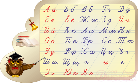 Алфавит прописные буквы